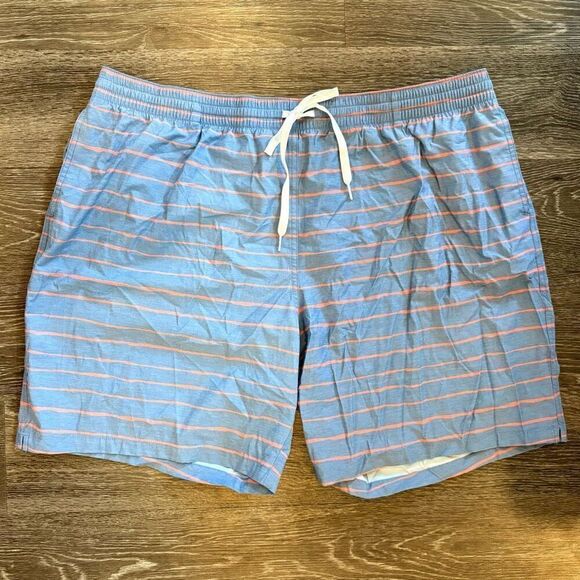 NWOT Chubbies Men’s The Tributes 7" Swim Short in Dusty Blue Size XXXL - Picture 2 of 6
